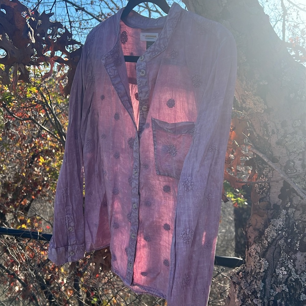 Pilcro and the Letterpress Anthropologie Blouse - Picture 6 of 8